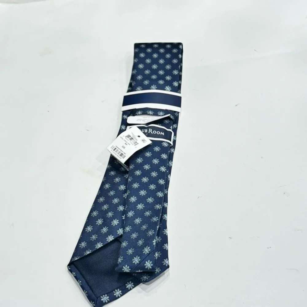 Club Room Men's Ridgeway Tie Navy OS B4HP